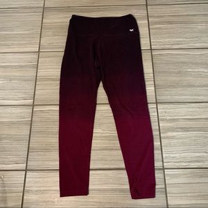 PINK Victoria’s Secret Yoga Legging - Red ombré